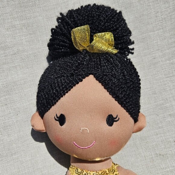 Linzey Adorable 15" Yellow Ballerina Doll Plush Very Clean - Picture 4 of 6